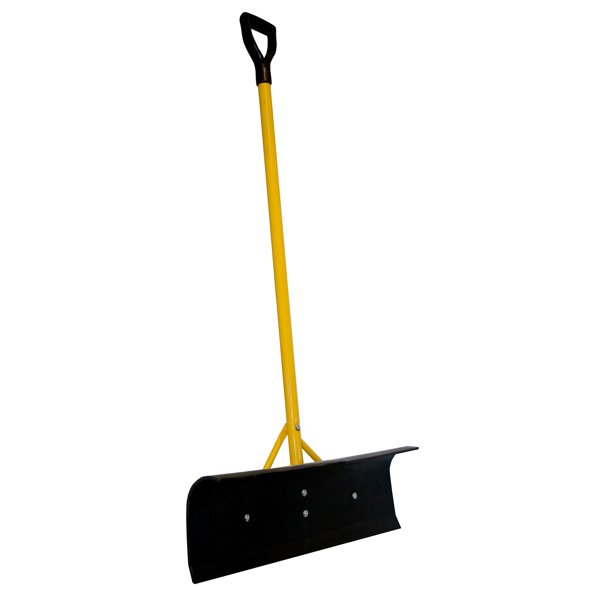 J&D Manufacturing Big Push Shovel — 30in. Black Poly Blade, D-Handle, Model# SAF750